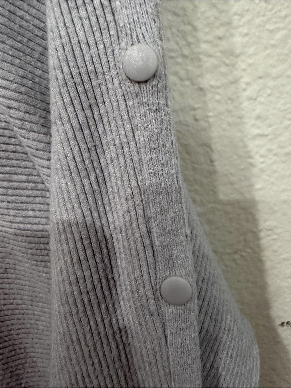 Premise Gray Ribbed Knit Dolman Sleeve Sweater Size Large - Picture 3 of 7
